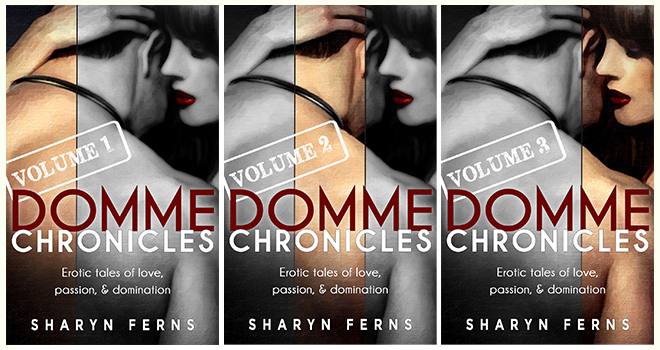 Domme Chronicles, Volumes 1, 2 & 3 covers