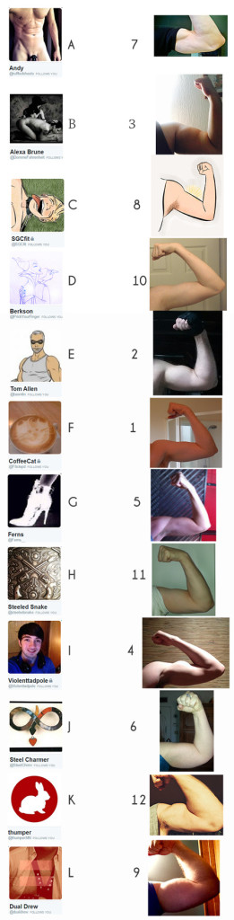 So whose bicep IS that?
