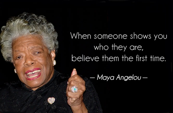 I believe you the first time